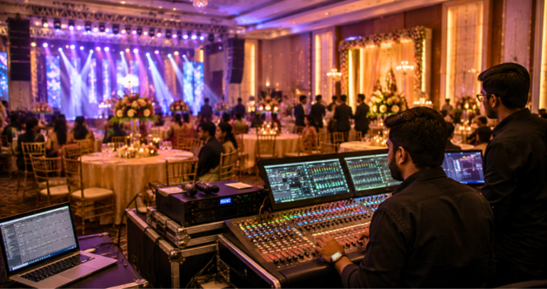 Sound Systems and AV at Kolkata Banquet Wedding Receptions