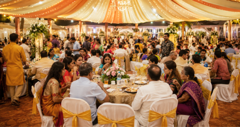 Guest Seating Plans for Large Bengali Receptions: How to Manage 400 People