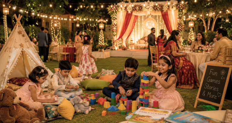 Children at Bengali Wedding Receptions: Planning for Families at Garden Venues