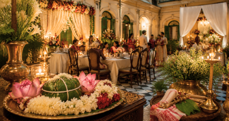 Bou Bhaat at a Heritage Property: Reimagining the Reception in Bengal